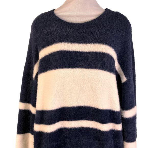 Arula Women's Sweater Multicolor Size 0X Crew Neck Long Sleeve Pullover Striped - Picture 7 of 14